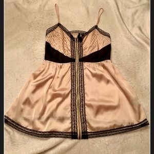 Bellatrix Lace Detail Zipper Front Camisole